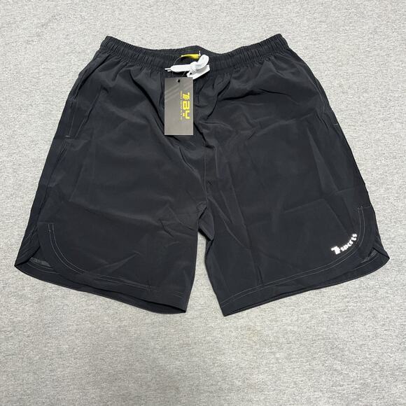 NWT TBY Travels Together With You Shorts Adult Large Gray Zip Pockets Gym Run - Picture 1 of 8